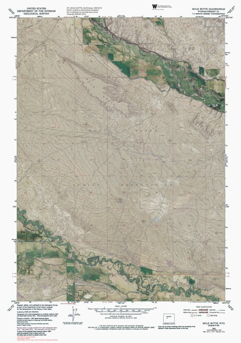 WY-MULE BUTTE: GeoChange 1948-2012 Preview 1