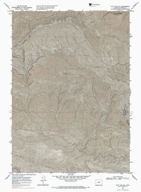 WY-FLAT TOP HILL: GeoChange 1967-2012 Preview 1