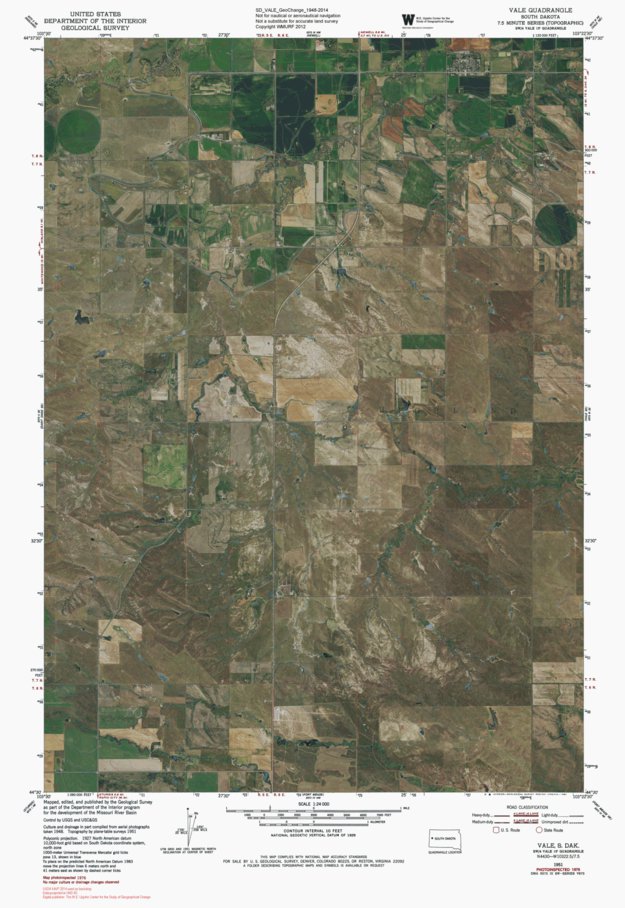 SD-VALE: GeoChange 1948-2014 Map by Western Michigan University ...