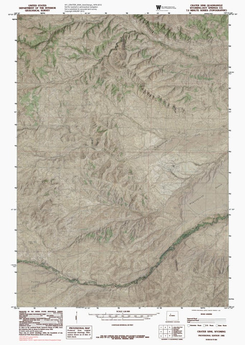 WY-CRATER SINK: GeoChange 1976-2012 Preview 1