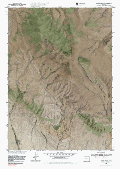 WY-SHEEP RIDGE: GeoChange 1949-2012 Preview 1