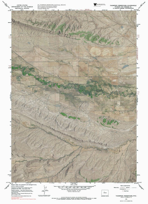 WY-THOMPSON RESERVOIRS: GeoChange 1964-2012 Preview 1