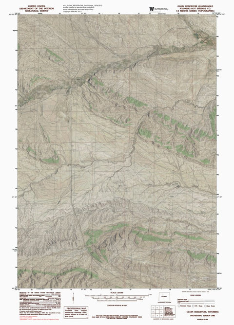WY-GLOIN RESERVOIR: GeoChange 1976-2012 Preview 1