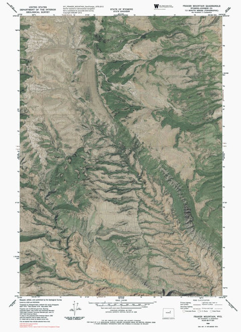 WY-FRAKER MOUNTAIN: GeoChange 1976-2012 Preview 1