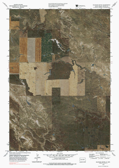SD-SULPHUR BUTTE: GeoChange 1973-2014 Preview 1