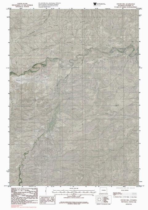 WY-SUICIDE HILL: GeoChange 1976-2012 Preview 1