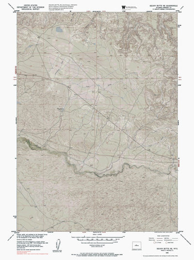 WY-SQUAW BUTTE NE: GeoChange 1949-2012 Preview 1
