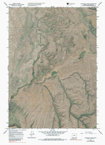 WY-MAHOGANY BUTTE: GeoChange 1965-2012 Preview 1