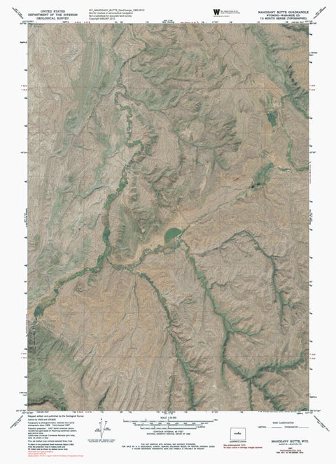WY-MAHOGANY BUTTE: GeoChange 1965-2012 Preview 1