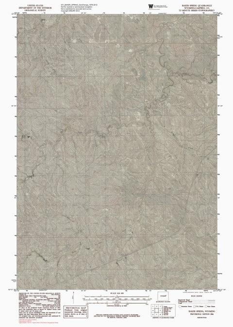 WY-BAKER SPRING: GeoChange 1976-2012 Preview 1