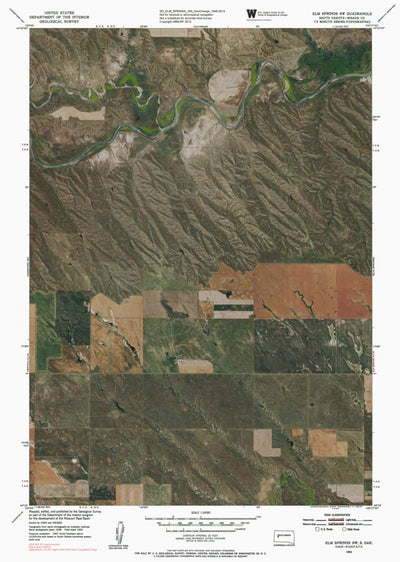 SD-ELM SPRINGS SW: GeoChange 1948-2014 Preview 1