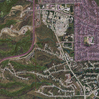 SD-RAPID CITY EAST: GeoChange 1952-2014 Preview 3