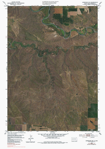 SD-HEREFORD SW: GeoChange 1948-2014 Preview 1