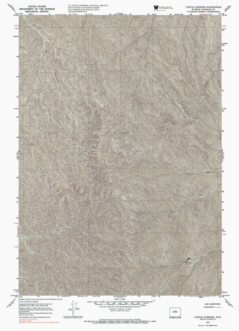 WY-CASTLE GARDENS: GeoChange 1965-2012 Preview 1
