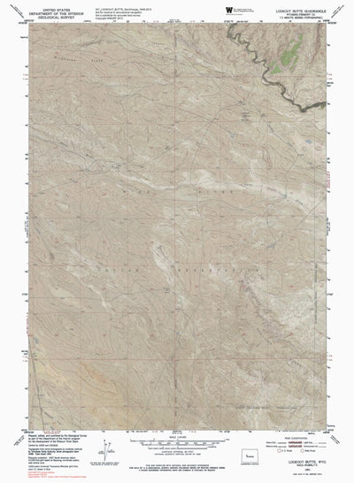 WY-LOOKOUT BUTTE: GeoChange 1948-2012 Preview 1