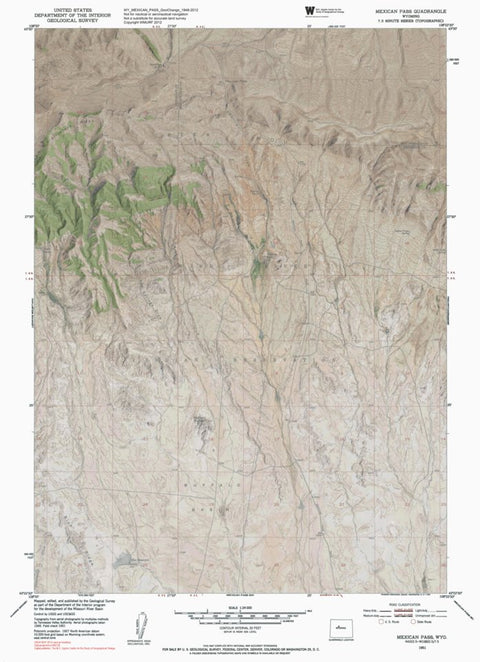 WY-MEXICAN PASS: GeoChange 1948-2012 Preview 1