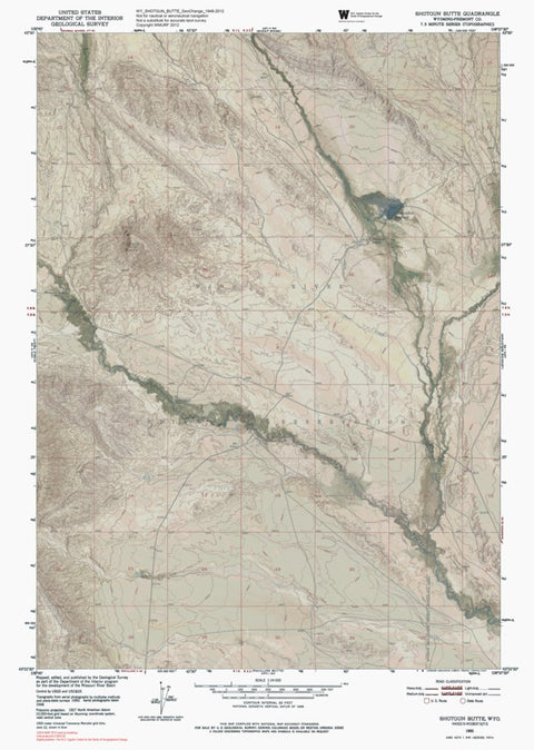 WY-SHOTGUN BUTTE: GeoChange 1948-2012 Preview 1