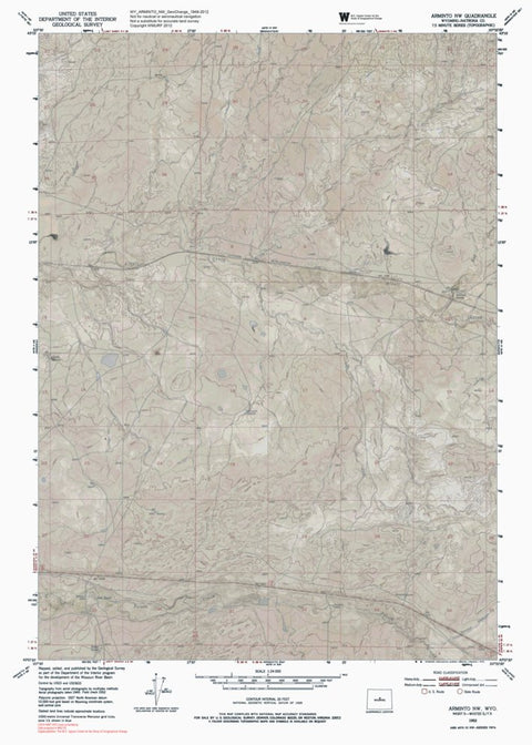 WY-ARMINTO NW: GeoChange 1949-2012 Preview 1