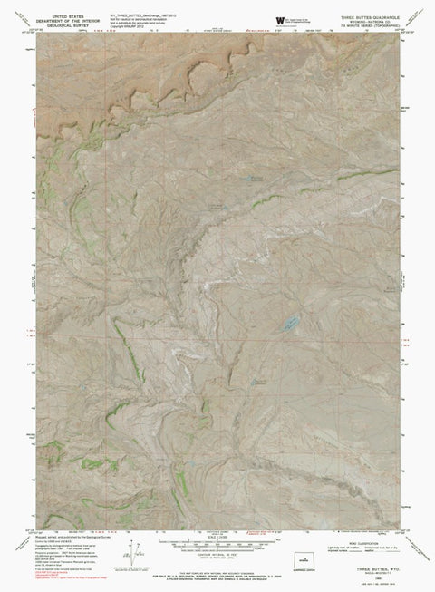 WY-THREE BUTTES: GeoChange 1967-2012 Preview 1