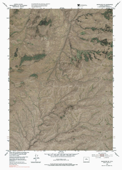 WY-BADWATER NE: GeoChange 1949-2012 Preview 1
