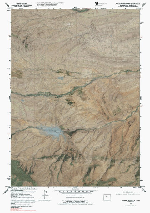 WY-ANCHOR RESERVOIR: GeoChange 1964-2012 Preview 1