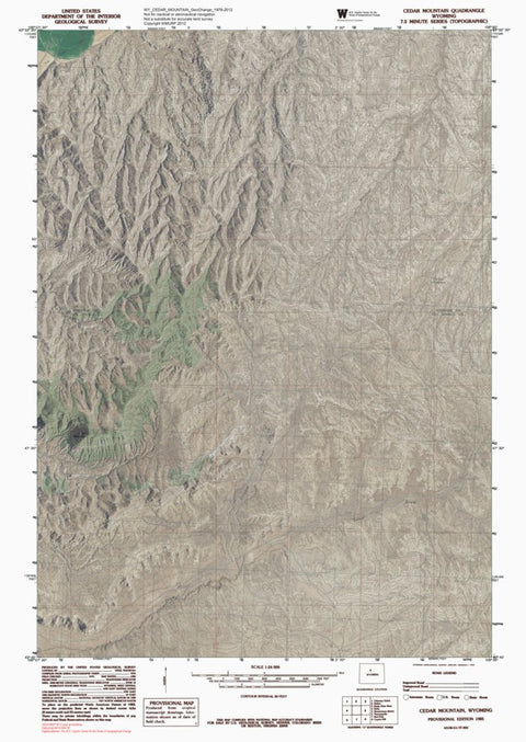 WY-CEDAR MOUNTAIN: GeoChange 1976-2012 Preview 1
