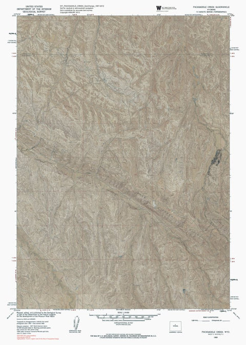 WY-PACKSADDLE CREEK: GeoChange 1957-2012 Preview 1