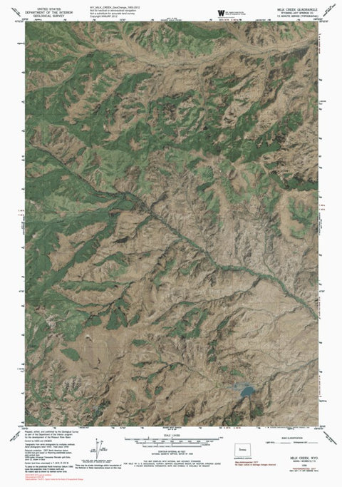 WY-MILK CREEK: GeoChange 1953-2012 Preview 1
