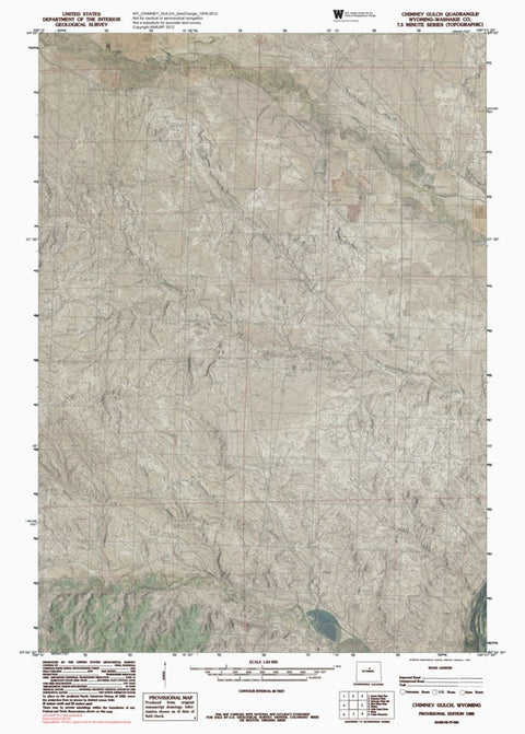 WY-CHIMNEY GULCH: GeoChange 1976-2012 Preview 1