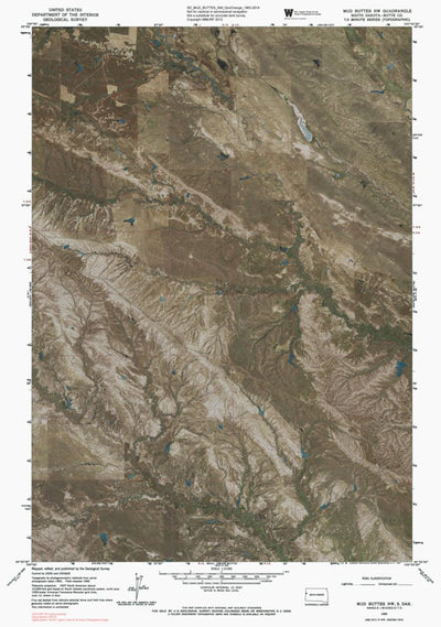 SD-MUD BUTTES NW: GeoChange 1963-2014 Preview 1
