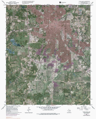 TX-TYLER SOUTH: GeoChange 1965-2012 Preview 1
