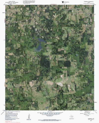 TX-LEESBURG: GeoChange 1957-2012 Preview 1