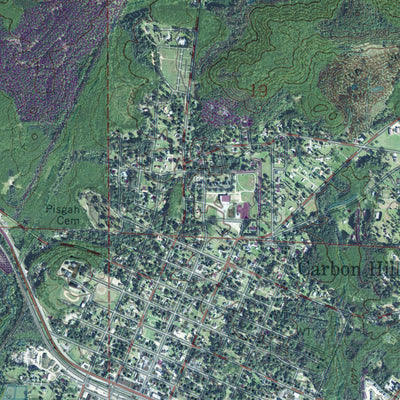 AL-CARBON HILL: GeoChange 1966-2013 Preview 3