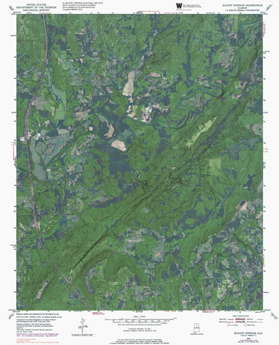 AL-BLOUNT SPRINGS: GeoChange 1947-2013 Preview 1