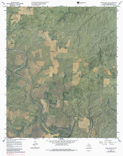 TX-KIOWA PEAK SW: GeoChange 1962-2012 Preview 1