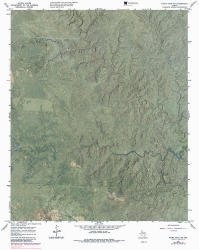 TX-KIOWA PEAK NW: GeoChange 1966-2012 Preview 1