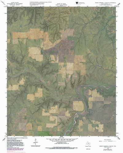 TX-SEVEN DIAMOND L CANYON: GeoChange 1958-2012 Preview 1