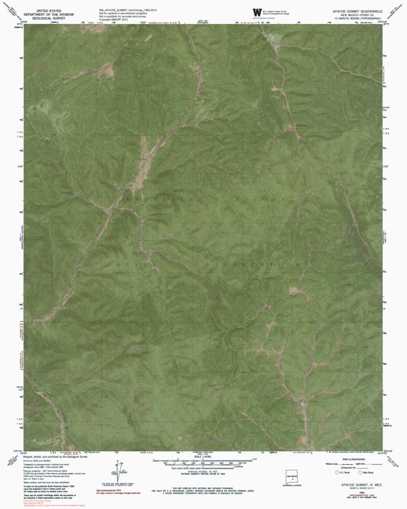 NM-APACHE SUMMIT: GeoChange 1963-2014 Map by Western Michigan ...
