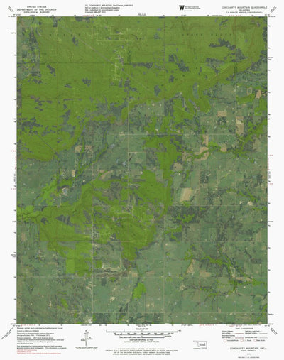 OK-CONCHARTY MOUNTAIN: GeoChange 1969-2013 Preview 1