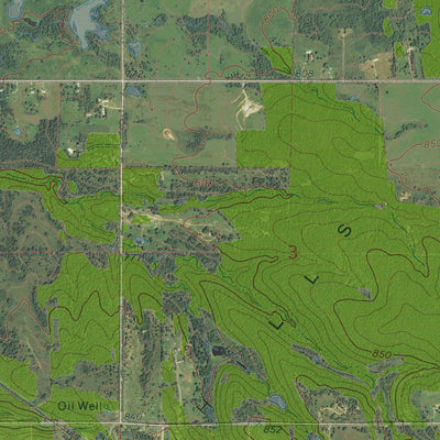 OK-CONCHARTY MOUNTAIN: GeoChange 1969-2013 Preview 2