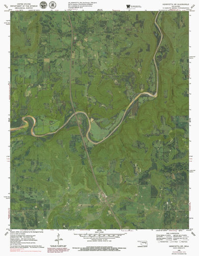OK-HENRYETTA SW: GeoChange 1959-2013 Preview 1