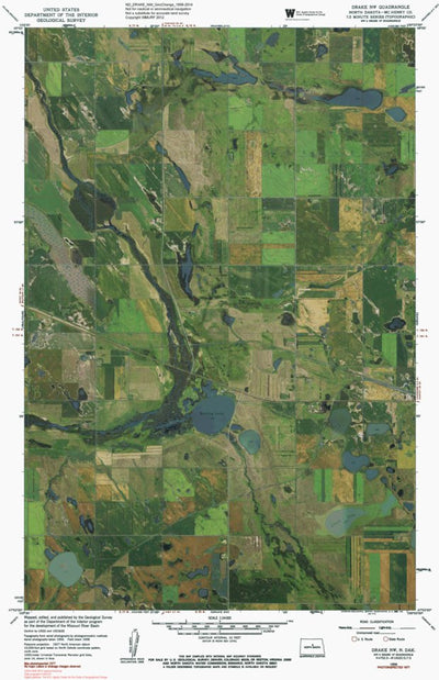 ND-DRAKE NW: GeoChange 1956-2014 Preview 1