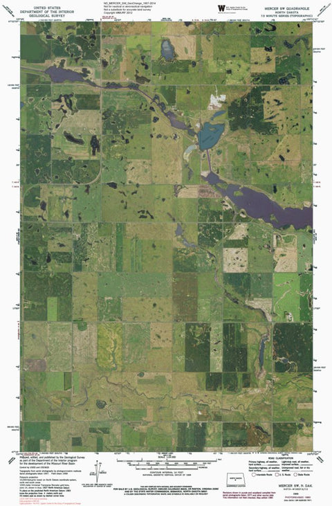 ND-MERCER SW: GeoChange 1957-2014 Preview 1