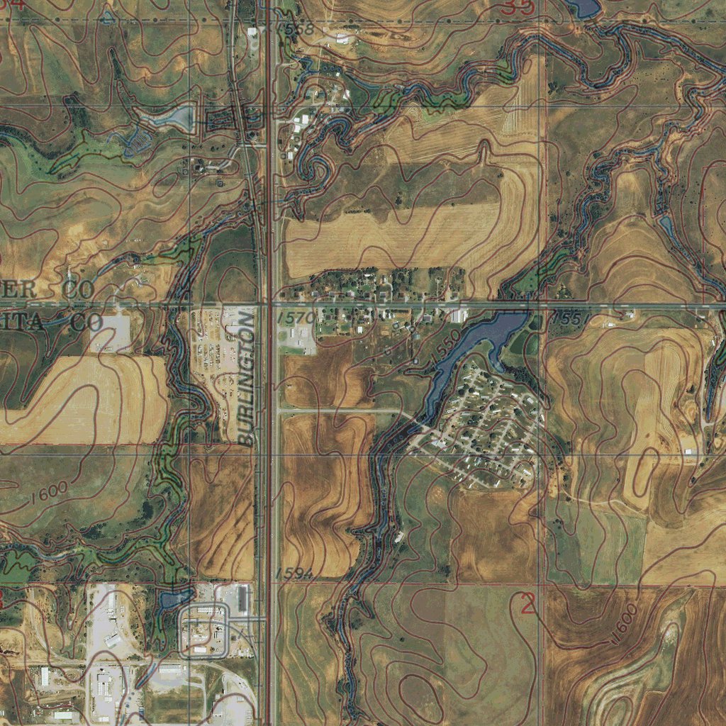 Bessie Point Map OK-BESSIE: GeoChange 1980-2013 Map by Western Michigan University ...