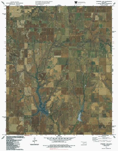OK-CROWDER LAKE: GeoChange 1958-2013 Preview 1