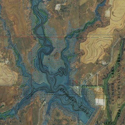 OK-CROWDER LAKE: GeoChange 1958-2013 Preview 3