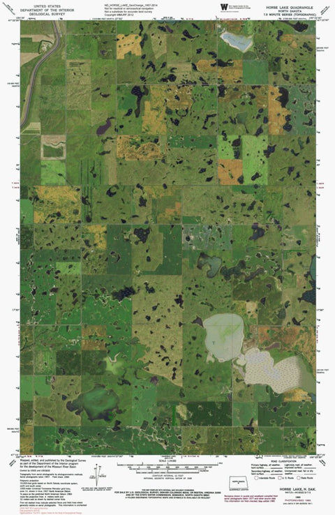 ND-HORSE LAKE: GeoChange 1957-2014 Preview 1