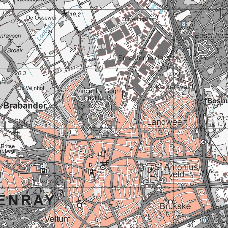 52W-Venray Map by Mapfactory | Avenza Maps
