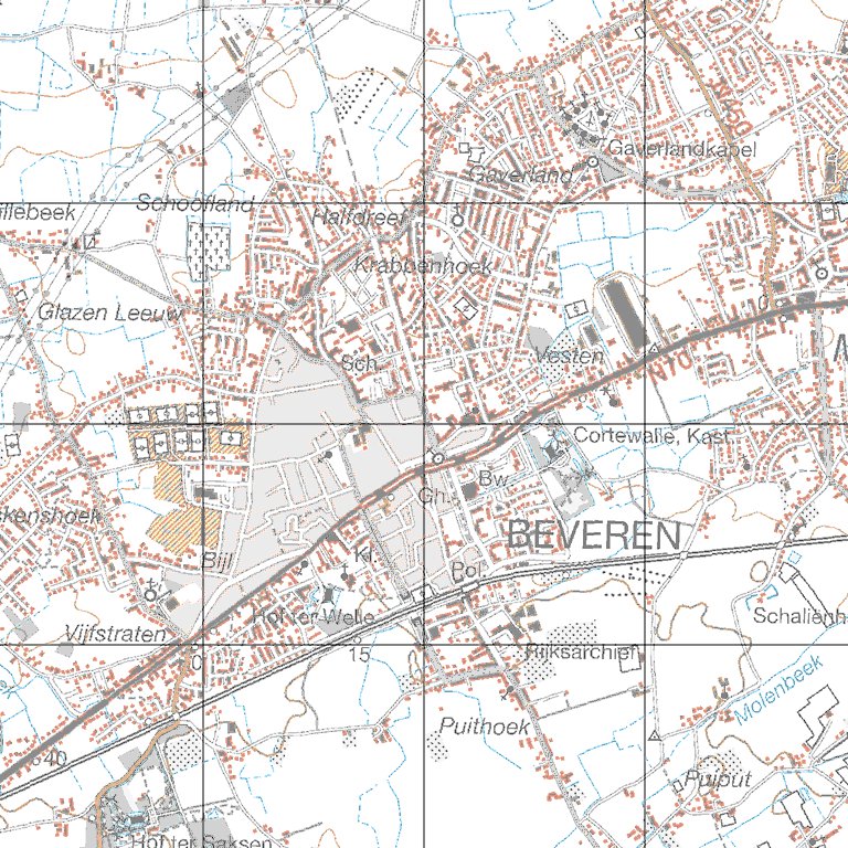 55W-Hulst Map by Mapfactory | Avenza Maps
