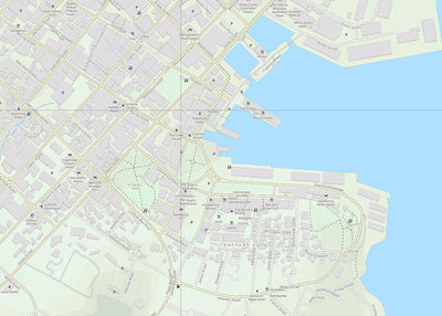Hobart Area Tourist Street Map Preview 1